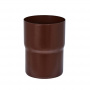 Соединитель труб Aquasystem 125/90 мм RAL 8017 - коричневый шоколад