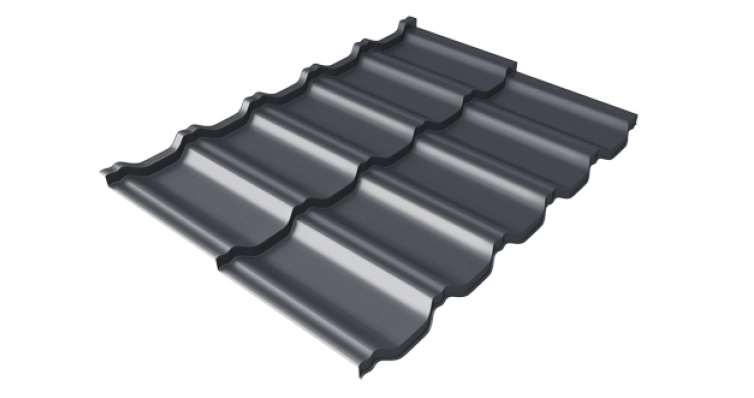 Металлочерепица GrandLine Kvinta Uno Atlas 0,5 Ral7024