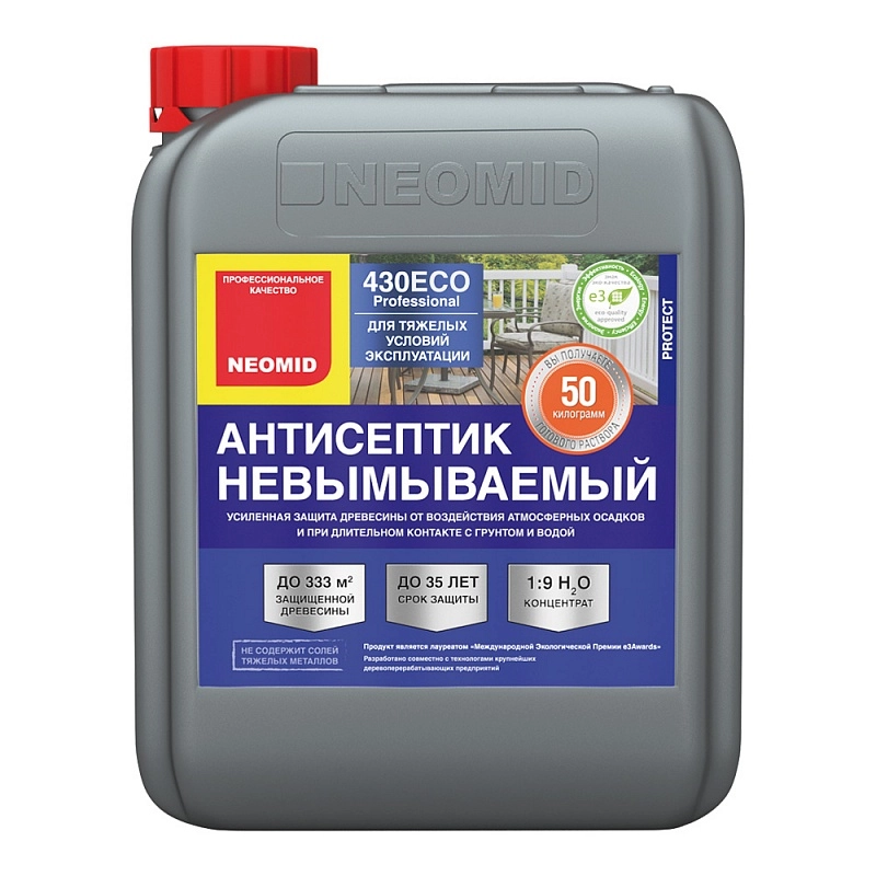 NEOMID 430 ECO Консервирующий невымываемый антисептик 5 л