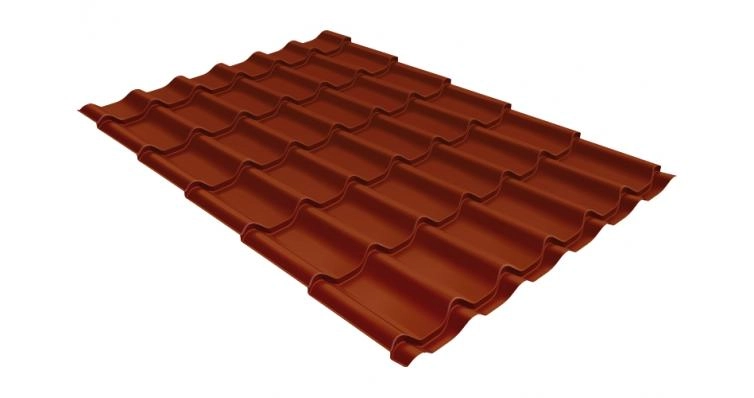 Металлочерепица GrandLine Classic 0,5 Quarzit lite Ral8004