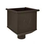 Воронка для одиночной установки Aquasystem Rooftop Drain PU MATT 150/100 мм RR 32- т.коричневый
