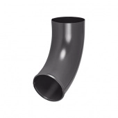 Отвод Aquasystem Rooftop Drain PU MATT 150/100 мм RAL 7024 - серый графит