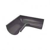 Угол желоба внутренний Aquasystem Rooftop Drain PU MATT 150/100 мм RAL 7024 - серый графит