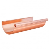 Желоб круглый 150/100 0,6 мм, L=3 м Aquasystem CU-медь