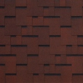 Гибкая черепица SAN REMO rosso 402 TEGOLA (COMFORT), 2.86 кв.м