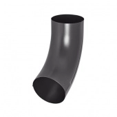 Колено 72 гр. Aquasystem Rooftop Drain PU MATT 150/100 мм RAL 7024 - серый графит