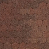 Гибкая битумная черепица ASSISI terracotta 420 TEGOLA (COMFORT), 2.9 кв.м