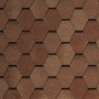Гибкая битумная черепица VENETO terracotta 206 TEGOLA (BUSINESS), 2.86 кв.м