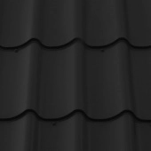 Металлочерепица М28 0,5 GreenCoat Pural BT SSAB RR33 черный
