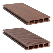 Террасная доска CM Decking Mix 25х135х3000мм Венге/Черное дерево