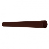 Труба круглая L=1 м Aquasystem 125/90 мм Pural Matt RAL 8017 Коричневый шоколад