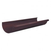 Желоб круглый L=3 м Aquasystem 150/100 мм RAL 3005 Красное вино