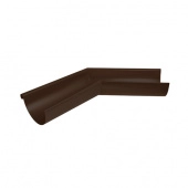 Угол желоба внешний 135 гр Aquasystem Rooftop Drain PU MATT 150/100 мм RR 32- т.коричневый