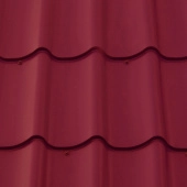 Металлочерепица М28 GreenCoat PURAL МАТТ ВТ SSAB (матовый пурал) RR 798 красное вино