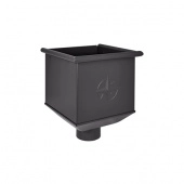 Воронка для одиночной установки Aquasystem Rooftop Drain PU MATT 150/100 мм RAL 7024 - серый графит