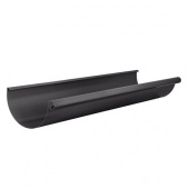 Желоб круглый L=3 м Aquasystem Rooftop Drain PU MATT 150/100 мм RAL 7024 - серый графит