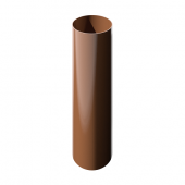 Труба круглая L=1,5 м ТЕХНОНИКОЛЬ 125/82 мм коричневый (RAL 8017)