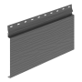 Сайдинг AquaSystem Скандинавский брус Модерн широкий Сталь с покрытием PE MATT RR23 Темно-серый