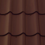 Металлочерепица М28 GreenCoat PURAL МАТТ ВТ SSAB (матовый пурал) RR 887 коричневый шоколад