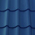 Металлочерепица М28 0,5 GreenCoat Pural BT SSAB RR35 синий