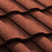 Композитная черепица Metrotile Roman бордо