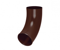 Отвод Aquasystem 150/100 мм Pural Matt RAL 8017 - коричневый шоколад