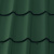 Металлочерепица М28 0,5 GreenCoat Pural BT SSAB 5С7 зеленый