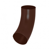 Колено 72 гр. Aquasystem 125/90 мм RAL 8017 - коричневый шоколад