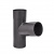 Тройник Aquasystem Rooftop Drain PU MATT 150/100 мм RAL 7024 - серый графит