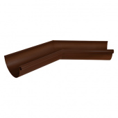 Угол желоба внутренний 135 гр Aquasystem 150/100 мм Pural Matt RAL 8017 - коричневый шоколад