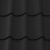 Металлочерепица М28 0,5 GreenCoat Pural BT SSAB RR33 черный