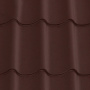 Металлочерепица Т05 PE полиэстер RAL8017 коричневый шоколад