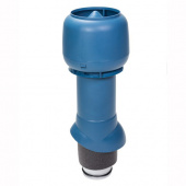 Труба изолированная вентиляционная с колпаком 125/160 H=500 мм Vilpe Синий