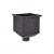 Воронка для одиночной установки Aquasystem Rooftop Drain PU MATT 150/100 мм RAL 7024 - серый графит