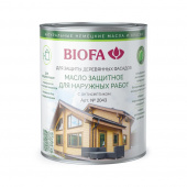 Biofa 2043 Масло защитное для наружных работ с антисептиком 0,125л