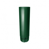 Труба круглая L=3 м Grand Line 125/90 мм RAL 6005 - зеленый мох