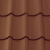 Металлочерепица М28 0,5 GreenCoat Pural BT SSAB RR750 терракотовый