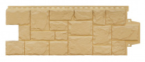 Фасадная панель Grand Line Крупный камень Песочный